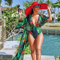 Plus Size Swimsuit Female One-piece