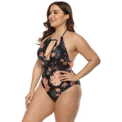 Digital printed one-piece bikini