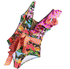 Fashion Printing Printed One-Piece Swimsuit