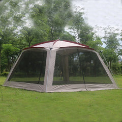 5-8 Person Ulterlarge 365*365*210CM High Quality Large Gazebo Sun Shelter Camping Tent Carpas De Camping Beach Tent