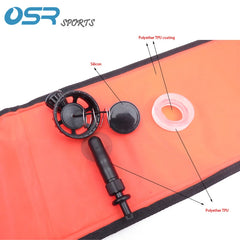 1.2M/1.5M/1.8M Scuba Diving High Quality Scuba Diving Inflatable Safety Sausage Signal Surface Buoy (SMB) Tube