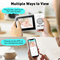 Video Baby Monitor, Wifi  Baby Camera,2.8" LCD Display and App Control