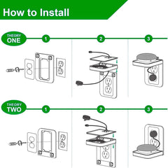 Outlet Shelf Holder