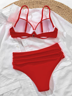 Solid Color Swimsuit