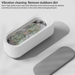 Willkey Ultrasonic Jewelry Cleaner Portable Low Noise Ultrasonic Machine for Jewelry 300ML Ultrasound Cleaner Machine