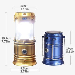 Camping Lamp USB Rechargeable Lantern Camping Light Flashlight