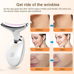 Face Lifting Machine EMS Facial Microcurrent Device Neck Face Lifting Massager Skin Tighten Anti-Wrinkle Double Chin Remover