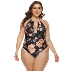 Digital printed one-piece bikini