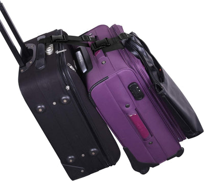 2 Pcs Add a Bag Luggage Strap