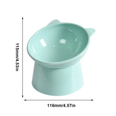 Tilted Cat Food Bowl Elevated Cat Bowl Ergonomic Cat Food Dish anti Vomiting Raised Cat Food Bowl Non Slip for Cats Dogs