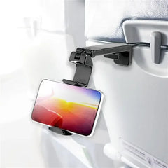 Airplane Phone Holder Stand Cell Mobile Portable Travel Mount Desk Flight Foldable Rotatable Selfie Holding Train Seat Support