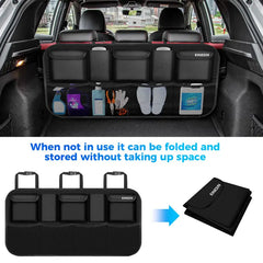 Car Backseat Storage Bag, Multifunctional Large Capacity Car Storage Bag with 9 Pockets, Car Accessories for Stowing & Tidying