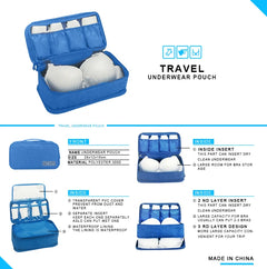 Underwear Storage Bag / Travel Organizer for men and women