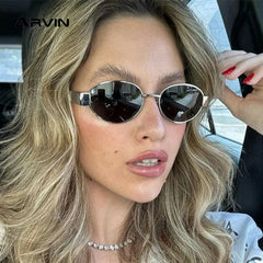 Fashion Oval Sunglasses Women Retro