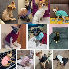 Puppy Dog Sweaters for Small Medium Dogs Cats