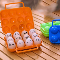 6/12 Grid Egg Storage Box Plastic