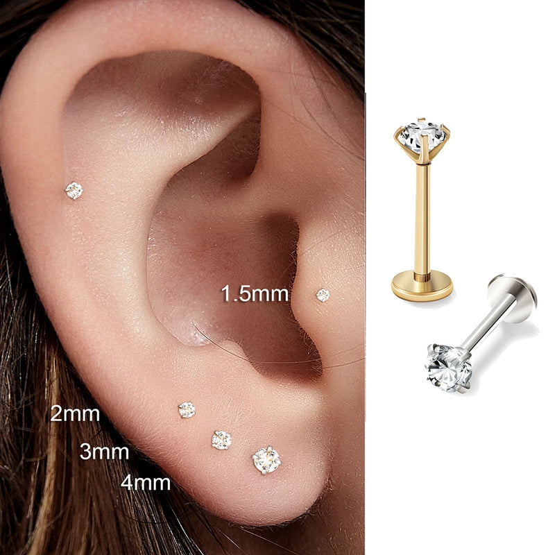 Stainless Steel Earring Nose Stud