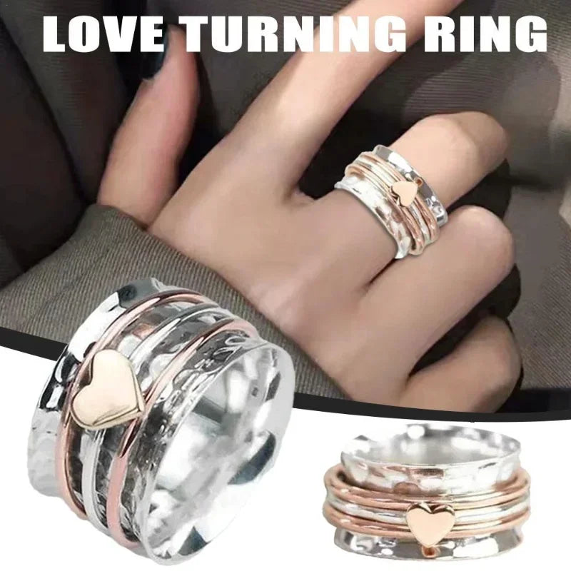 Heart Spinner Ring