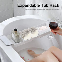 Retractable Tub Shelf Side Tray