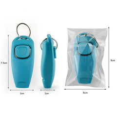 2 In 1 Pet Dog Clicker Dog Training Whistle