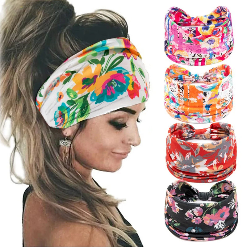 Bohemian Wide Stretch Headbands