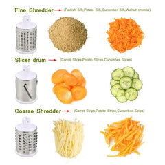 Manual Rotary Vegetable Slicer Cutter