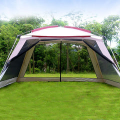 5-8 Person Ulterlarge 365*365*210CM High Quality Large Gazebo Sun Shelter Camping Tent Carpas De Camping Beach Tent