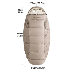 Sleeping Bag PS300 Cotton Sleeping Bag Outdoor Winter Wearable Sleeping Bag Hiking Camping Traveling Sleeping Bag