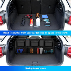 Car Backseat Storage Bag, Multifunctional Large Capacity Car Storage Bag with 9 Pockets, Car Accessories for Stowing & Tidying