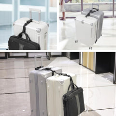 Add a Bag and Connect Your 2 Suitcases Together 