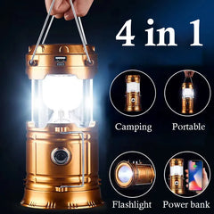 Camping Lamp USB Rechargeable Lantern Camping Light Flashlight